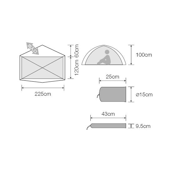 Puromonte プロモンテ 超軽量アルパインテント Vl 26t ロング グランドシートセット Vl 26t Gsset 帆布バッグ 登山 用品のオクトス 通販 Yahoo ショッピング