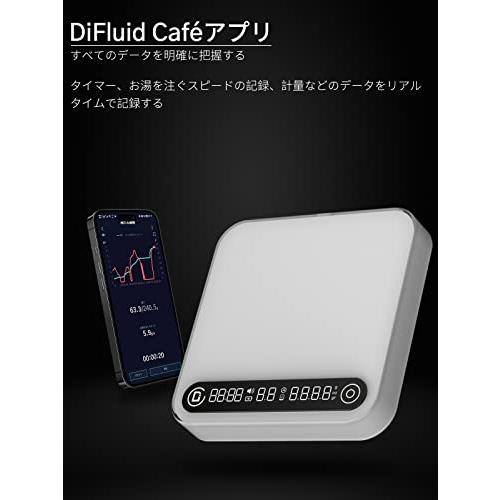 キッチン、台所用品 DiFluidコーヒースケール ドリップスケール 精度