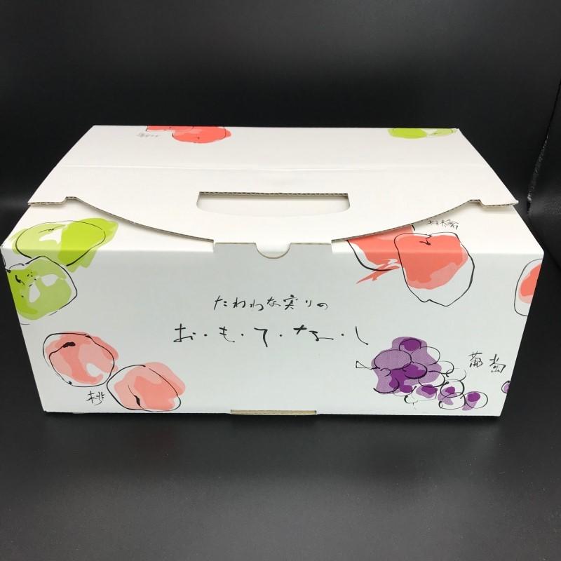 お も て な し 手提型 大 40枚 ワンタッチ式 フルーツギフト箱 フルーツ詰め合わせ用箱 発送用 持ち帰り用 手提 ギフト箱 箱 箱のみ_2