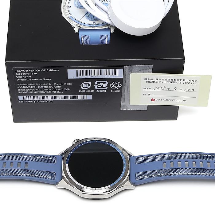 HUAWEI WATCH 美品 GT5 46mm VLI-B19 スマートウォッチ ファーウェイ 