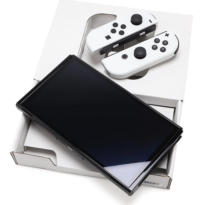 Nintendo Switch 美品 Switch(有機ELモデル) Joy-Con(L)/(R) ホワイト