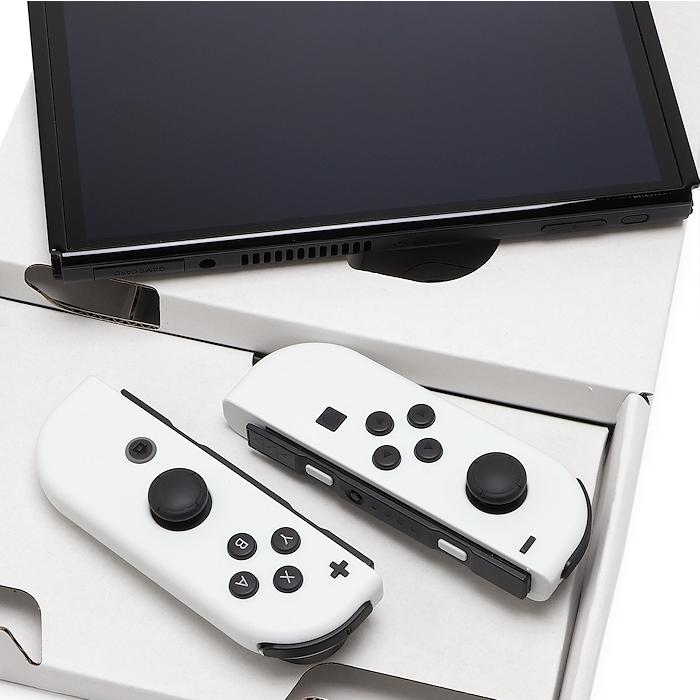 Nintendo Switch 美品 Switch(有機ELモデル) Joy-Con(L)/(R) ホワイト