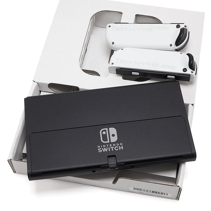 Nintendo Switch 美品 Switch(有機ELモデル) Joy-Con(L)/(R) ホワイト