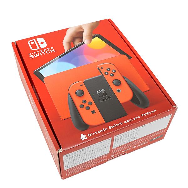 Nintendo Switch 新品同様 Switch(有機ELモデル) マリオレッド HEG-S