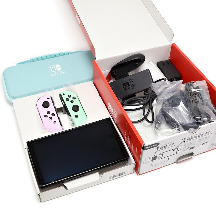 Nintendo Switch 有機ELモデル 本体 【ホワイト】周辺機器 Nintendo Switch Switch(有機ELモデル) Joy-Con(L)/(R) ホワイト HEG-S