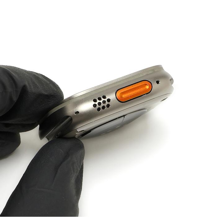 美品 Apple Watch Ultra GPS+Cellularモデル 49mm MQFL3J/A チタニウムケースとオレンジアルパインループ Mの画像