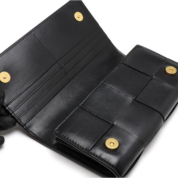 BOTTEGA VENETA 美品 ボッテガヴェネタ 二つ折り長財布 754470 BOTTEGA VENETA 美品 ボッテガヴェネタ 二つ折り長財布 754470