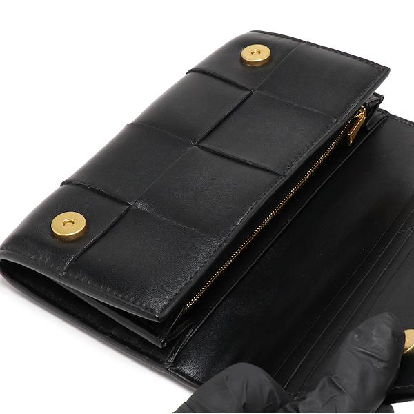 BOTTEGA VENETA 美品 ボッテガヴェネタ 二つ折り長財布 754470 BOTTEGA VENETA 美品 ボッテガヴェネタ 二つ折り長財布 754470