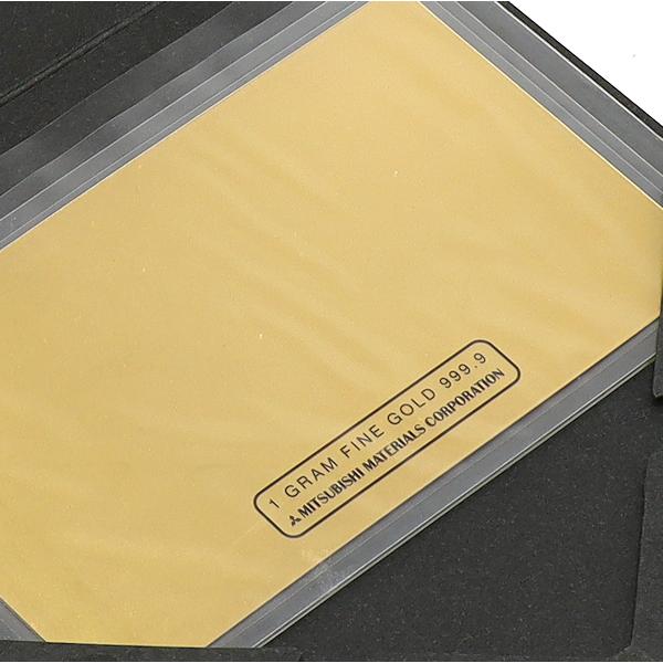 純金カード 三菱マテリアル 純金カード 1g