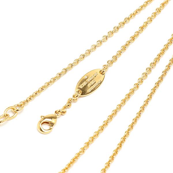 【正規品】LOUIS VUITTON ネックレス・エセンシャルV ゴールド ルイヴィトン ネックレス レディース LOUIS VUITTON ネックレス