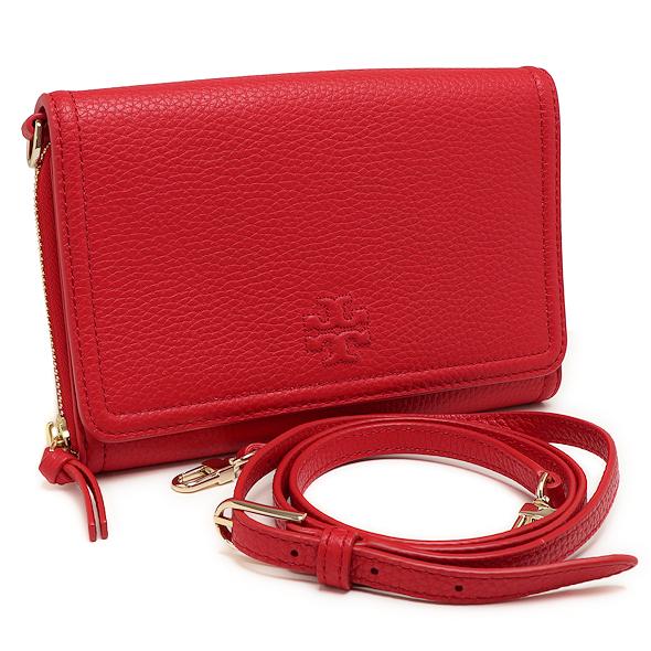 綺麗なブルーのクロスボディバッグ✨TORY BURCH ショルダーウォレット-