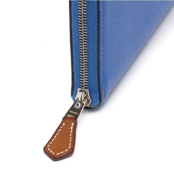 HERMES 美品 エルメス アザップロング シルクイン ラウンド