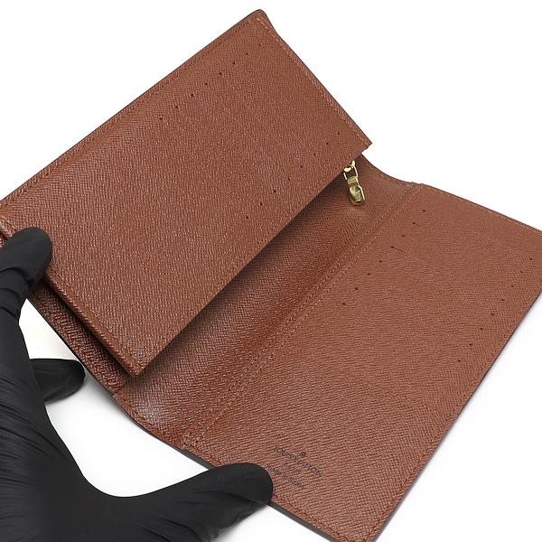 未使用 ルイヴィトン モノグラム ポルトフォイユブラザ M66540 二つ折り長財布 メンズの画像