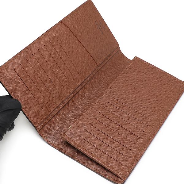 未使用 ルイヴィトン モノグラム ポルトフォイユブラザ M66540 二つ折り長財布 メンズの画像