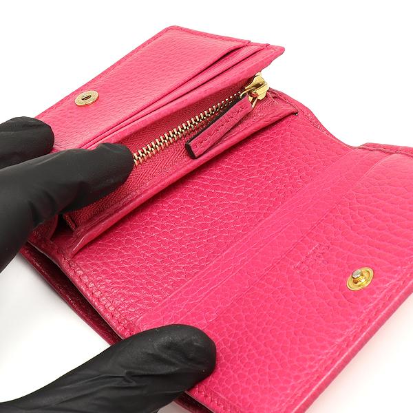 GUCCI グッチ GGマーモント 二つ折りコンパクト財布 456126