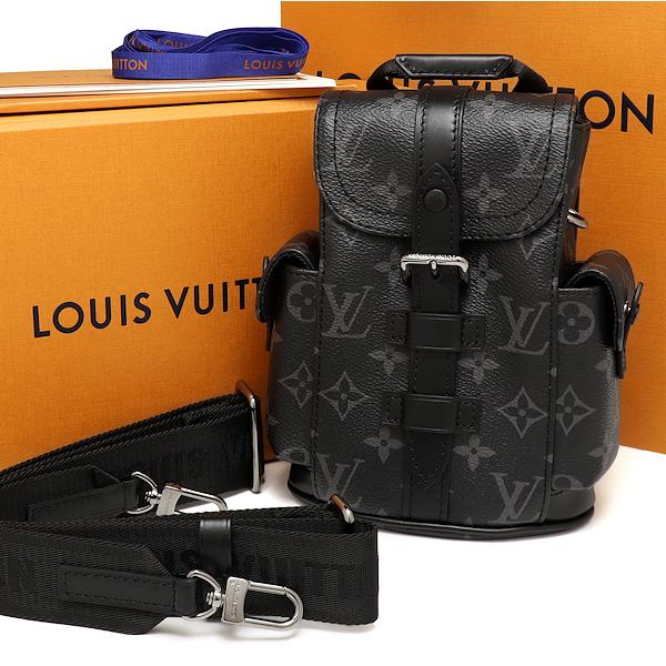 LOUIS VUITTON 新品 ルイヴィトン ナノクリストファー モノグラムアン 
