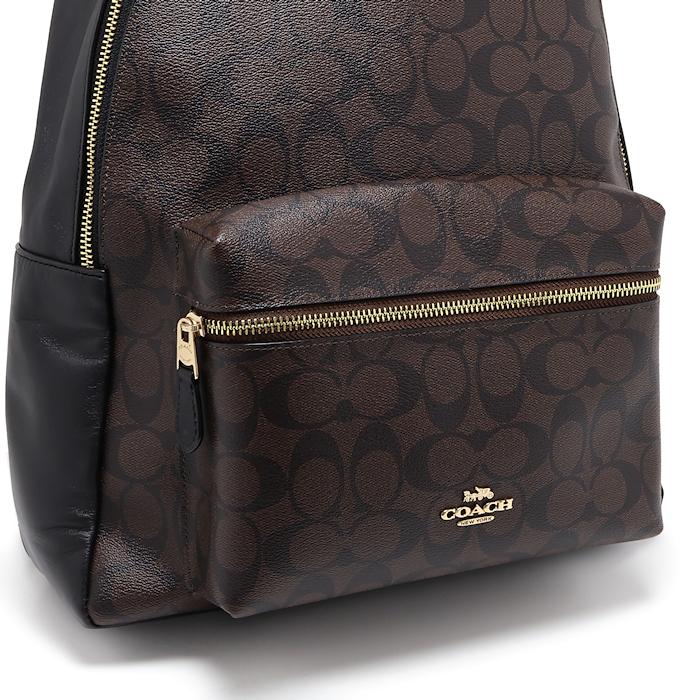 COACH（コーチ） 美品 チャーリー バックパック F58314 シグネチャー 