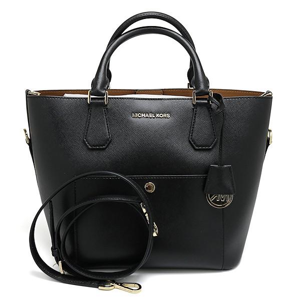 美品】MICHAEL KORS ブラック トートバッグ