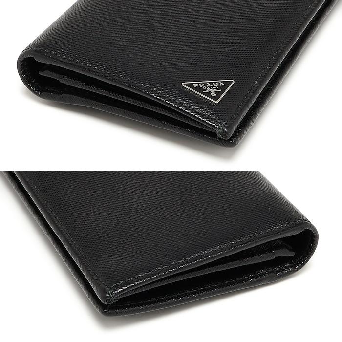 PRADA（プラダ） 美品 サフィアーノトライアングル 2MV836 NERO 直営店