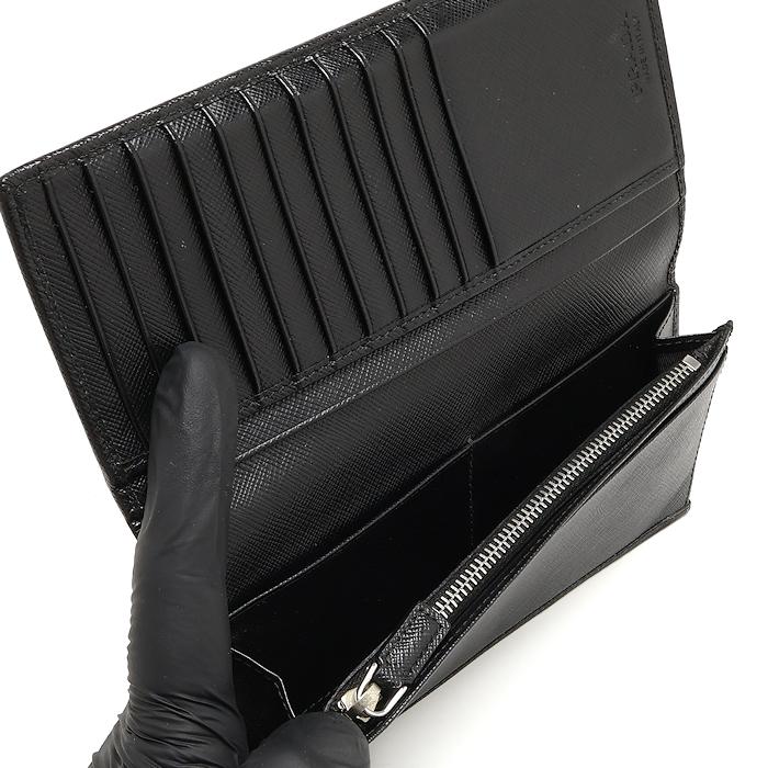 PRADA（プラダ） 美品 サフィアーノトライアングル 2MV836 NERO 直営店