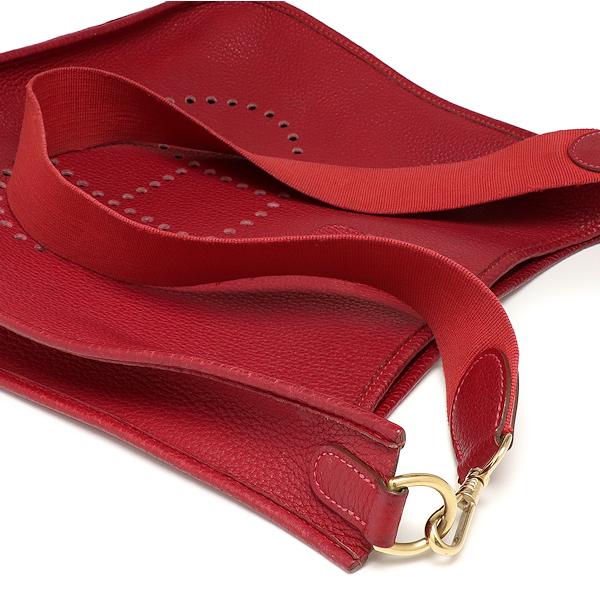 HERMES（エルメス） エブリンGM レッド トリヨンクレマンス □G刻印 