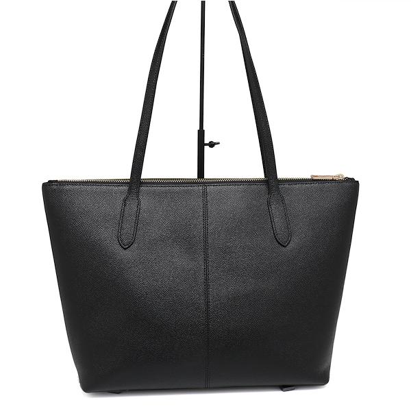 COACH（コーチ） 美品 ジップトップトート 4454 ブラック レザー