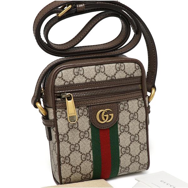 未使用 グッチ オフィディア GGショルダーバッグ 598127 GGスプリーム キャンバス ベージュ エボニー GUCCIの画像