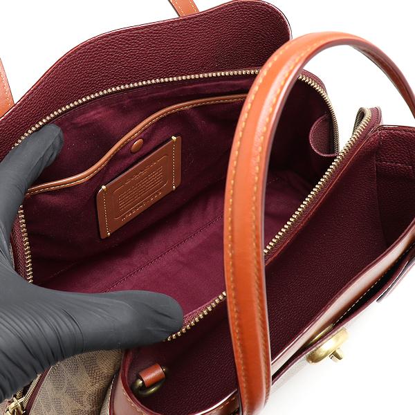 COACH（コーチ） 美品 ローラ キャリーオール 30 シグネチャー