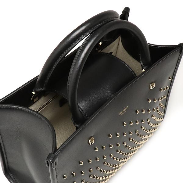 ジミーチュウ JIMMY CHOO アヴァニュー S  ロゴ カバン 2WAYバッグ ハンドバッグ トートバッグ ショルダーバッグ レザー/キャンバス ベージュ JIMMY CHOO（ジミーチュウ） ショルダーバッグ AVENUE TOTE N/S LJJ