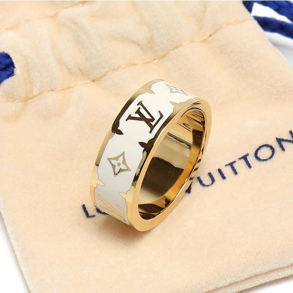 LOUIS VUITTON（ルイ・ヴィトン） 美品 リング ナノ グラム エナメル