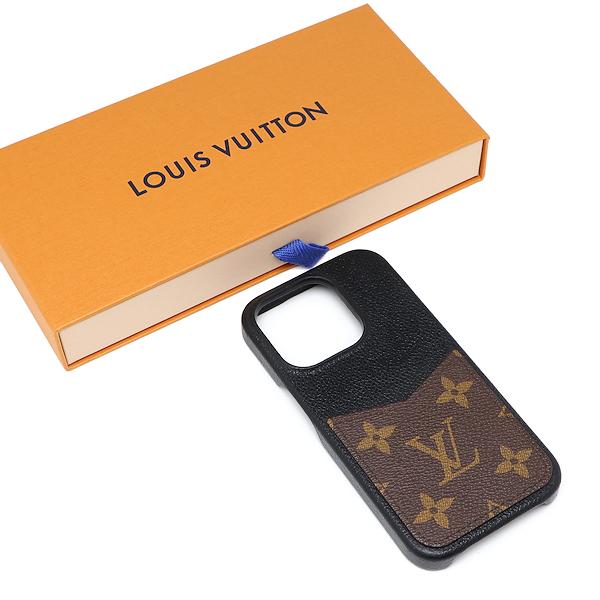ルイヴィトン バンパー スマホケース iPhone15Pro 黒 M82887 LOUIS VUITTON（ルイ・ヴィトン） IPHONEバンパー 15 PRO M82887