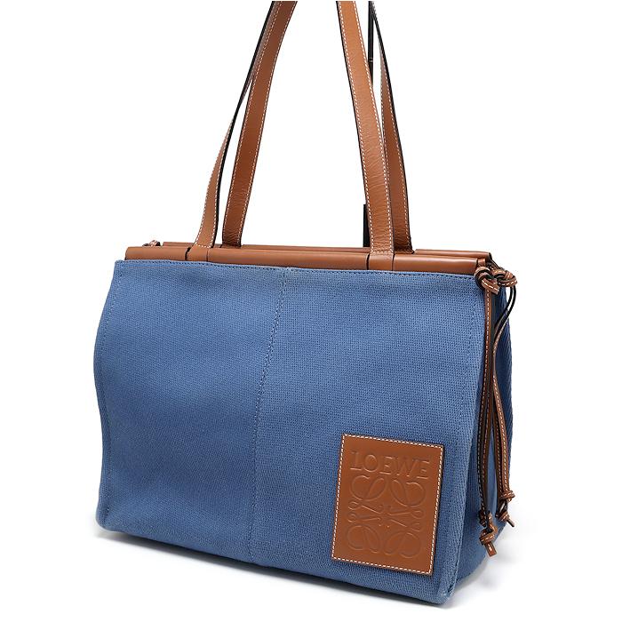 ロエベ キャンバス トートバッグ LOEWE ロエベ クッショントート