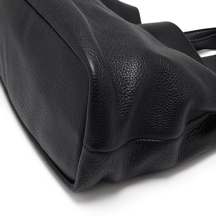 CANAPA 美品 プラダ パンチングロゴ ミディアム ソフトレザー トート