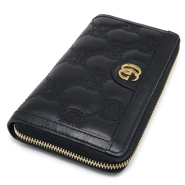 GUCCI（グッチ） 美品 GGマトラッセ ジップアラウンドウォレット 直営