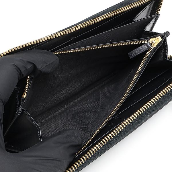 グッチ 財布 GUCCI GGマトラッセ ジップアラウンドウォレット 黒カーフ 美品 723784 GUCCI - グッチ 財布 GUCCI GGマトラッセ ジップアラウンドウォレット