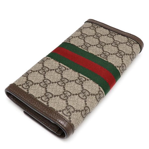 GUCCI 美品 グッチ GG コンチネンタルウォレット 523153 直営店