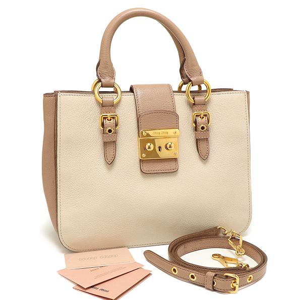 miu ミュウミュウ 2WAYバッグ マドラス 直営店購入品 RN799C  