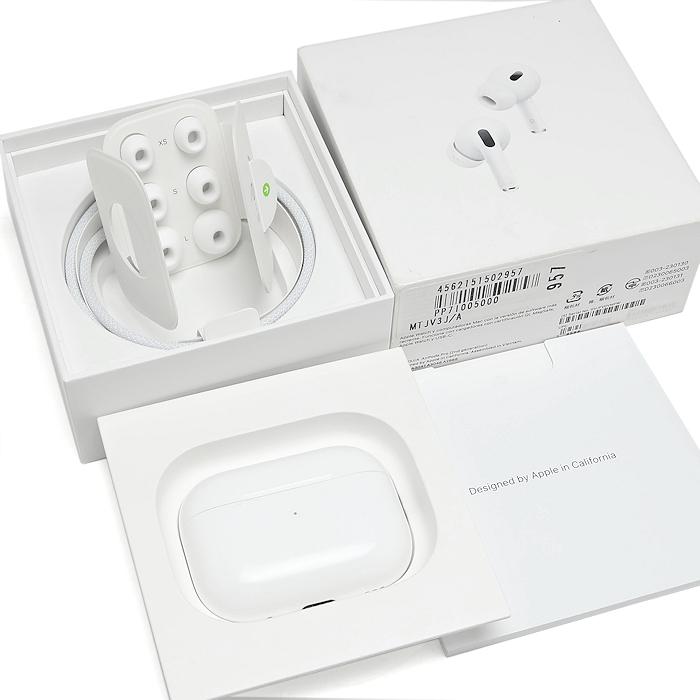 AirPods Pro 第2世代 USB-C MagSafe充電ケース付属品完備 Apple Apple AirPods Pro 第2世代 MTJV3J/A MagSafe充電ケース USB