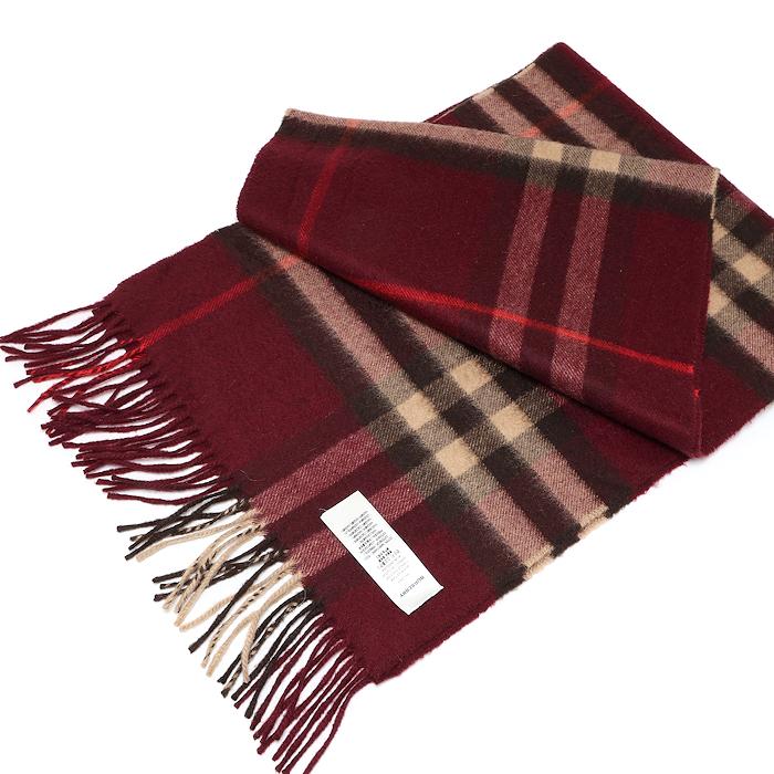 BURBERRY（バーバリー） 美品 クラシック カシミアスカーフ 30×168cm