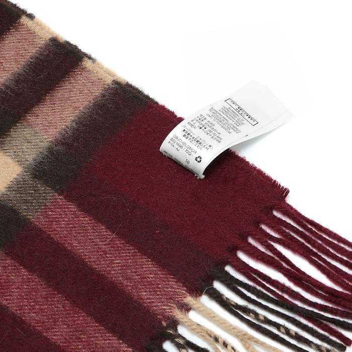 BURBERRY（バーバリー） 美品 クラシック カシミアスカーフ 30×168cm