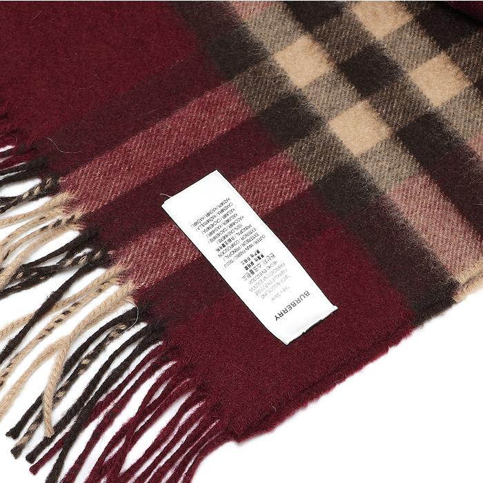 BURBERRY（バーバリー） 美品 クラシック カシミアスカーフ 30×168cm