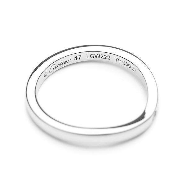 Cartier 新品同様 カルティエ バレリーナ カーブウェディング ダイヤ3P