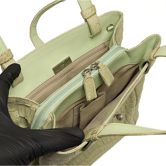 salue dole JRAサルエドール オーストリッチ ハンドバッグ ポーチ