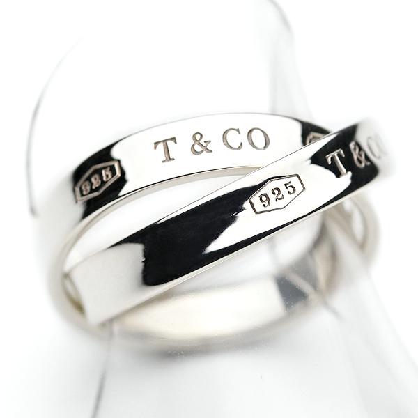 Tiffany＆Co. ティファニー インターロッキングリング 6号シルバー