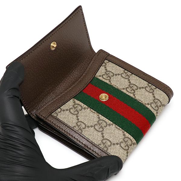 GUCCI 未使用 グッチ オフィディア GG フレンチフラップウォレット 