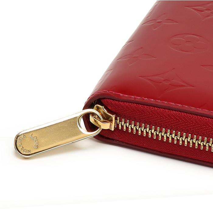 LOUIS VUITTON 美品 ルイヴィトン ヴェルニ ジッピーウォレット M91981 