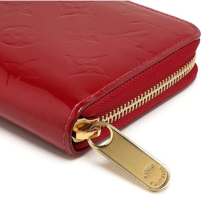 LOUIS VUITTON 美品 ルイヴィトン ヴェルニ ジッピーウォレット M91981 