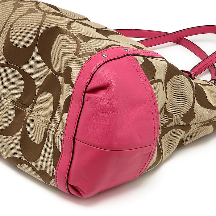 COACH（コーチ） 美品 アレクサンドラ チェーンシグネチャー トート