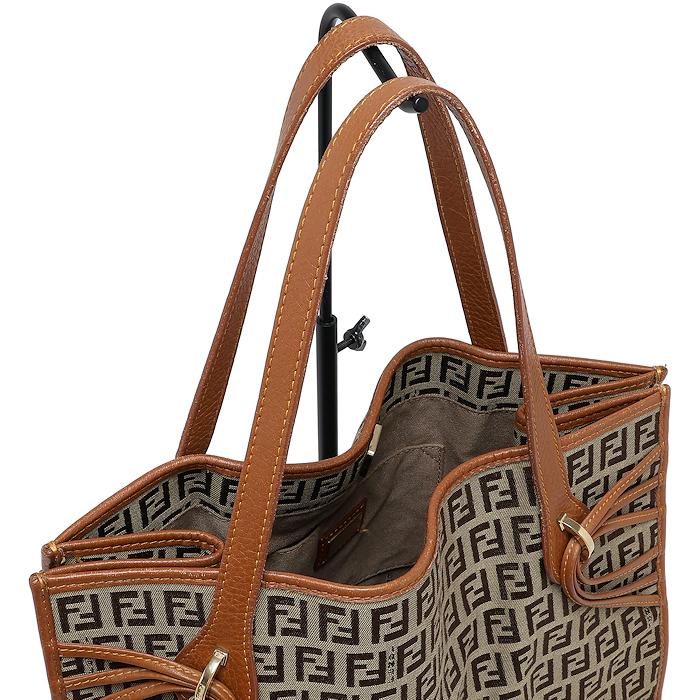 FENDI（フェンディ） ズッキーノ トートバッグ 8BH153 キャンバス