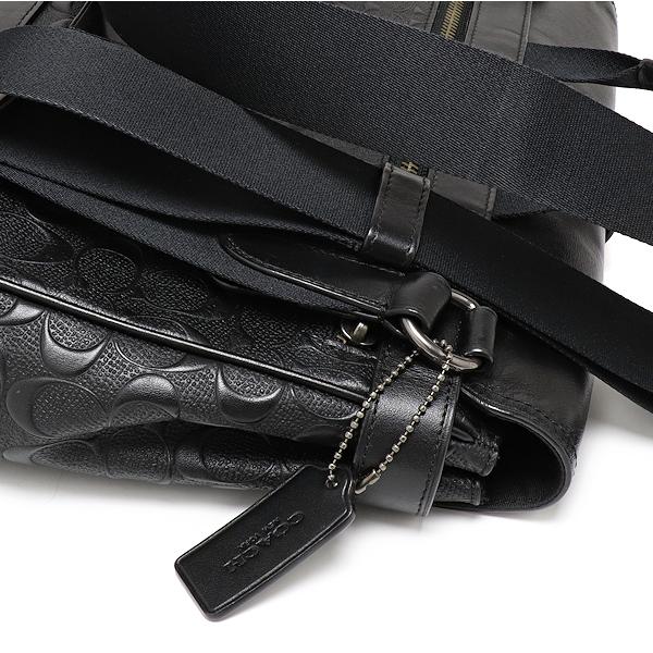 COACH（コーチ） ショルダーバッグ F67355 レザー ブラック メンズ